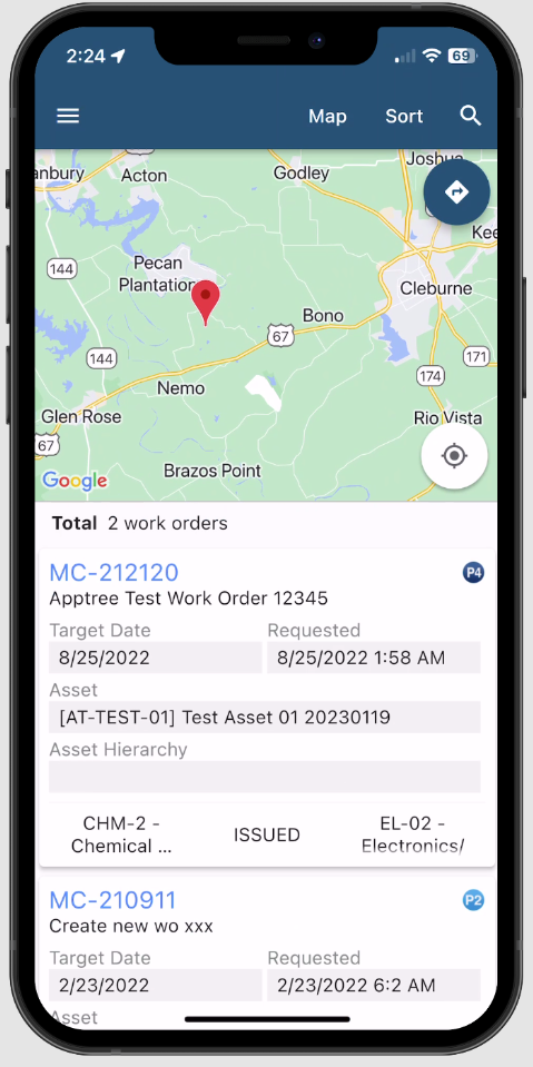 screenshot of Maintenance Connection